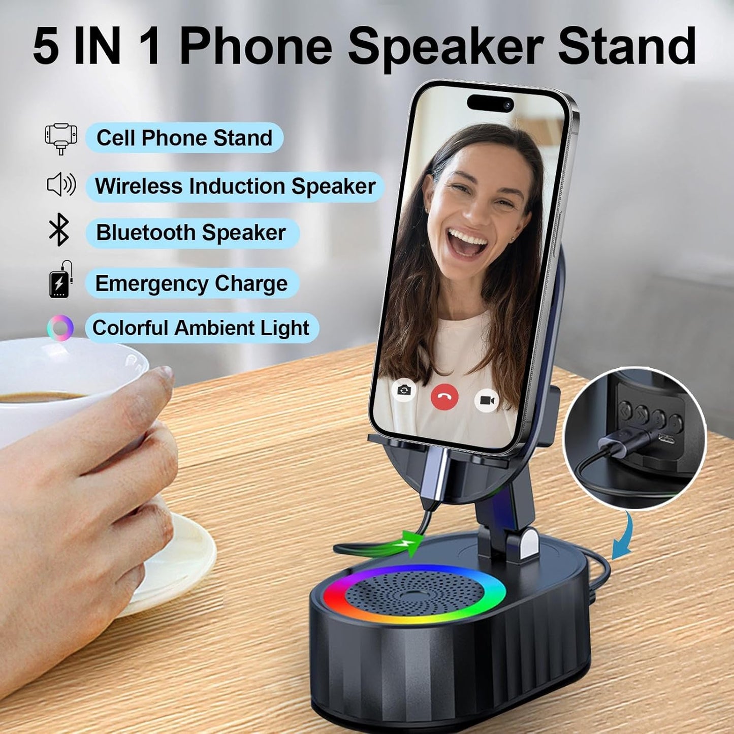 Induction Speaker Phone Stand™